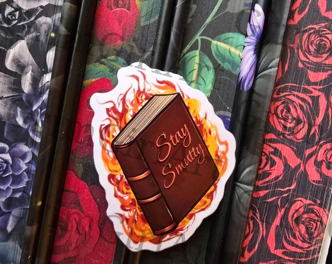 Book Sticker Stay Smutty