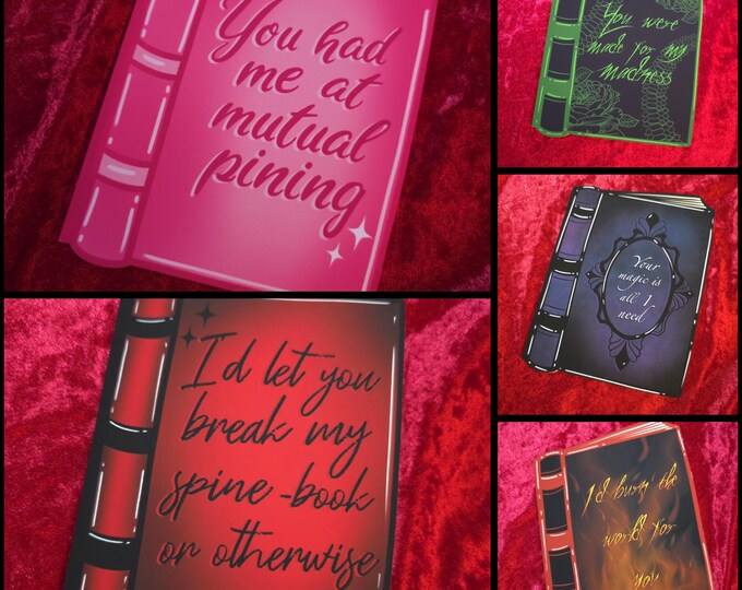 Book Cards - Multiple Designs!