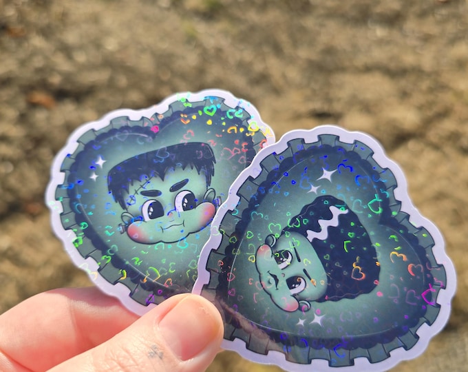 Reanimated Cutie Stickers - Holographic Finish!