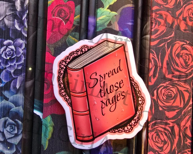 Book Sticker Spread Those Pages