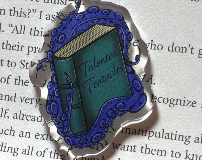 Book Pin Talented Tentacles
