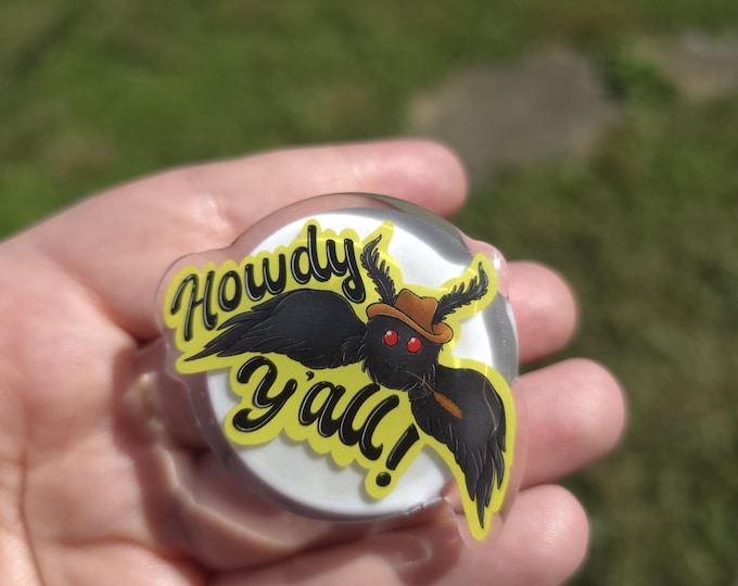 Phone Grip - Mothman Howdy Y'all