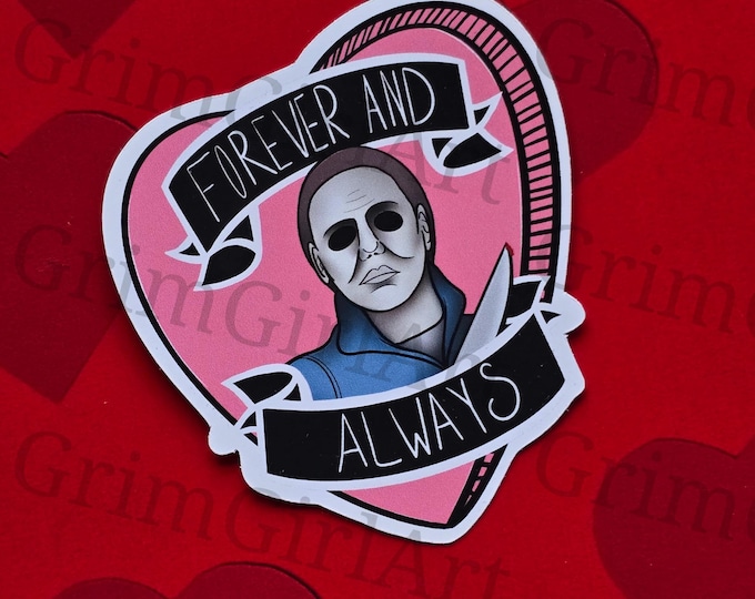 Horror Valentine Sticker - Forever and Always