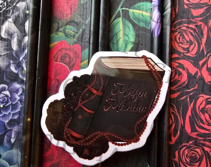 Book Sticker Mafia Maniac