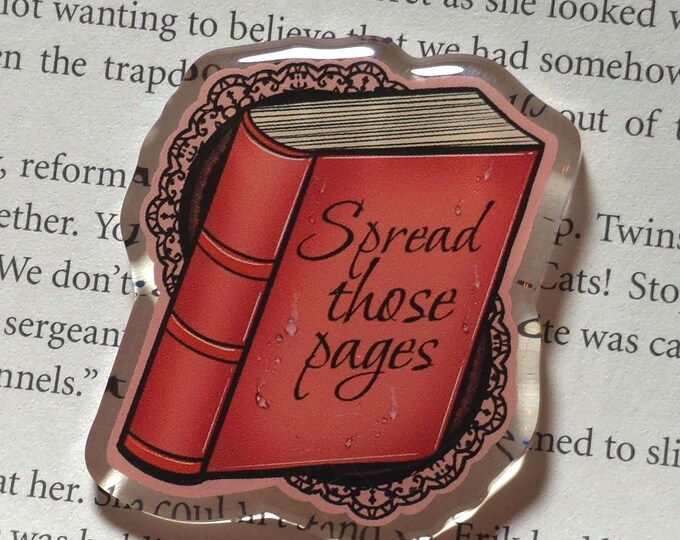 Book Pin Spread Those Pages