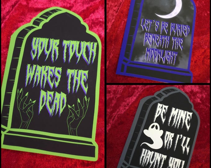 Tombstone Card - Multiple Designs!