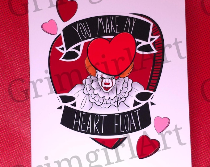 You Make My Heart Float- Horror Card - READ ALL INFO