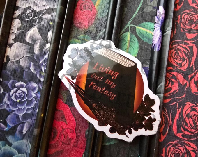 Book Sticker Living Out My Fantasy