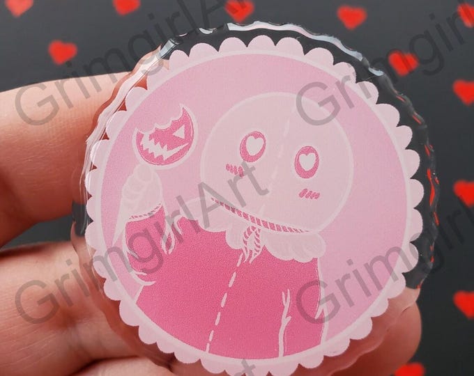 Horror Acrylic Pins - Pastel Cutie
