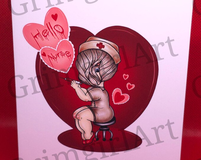 Hello Nurse - Horror Card - READ ALL INFO