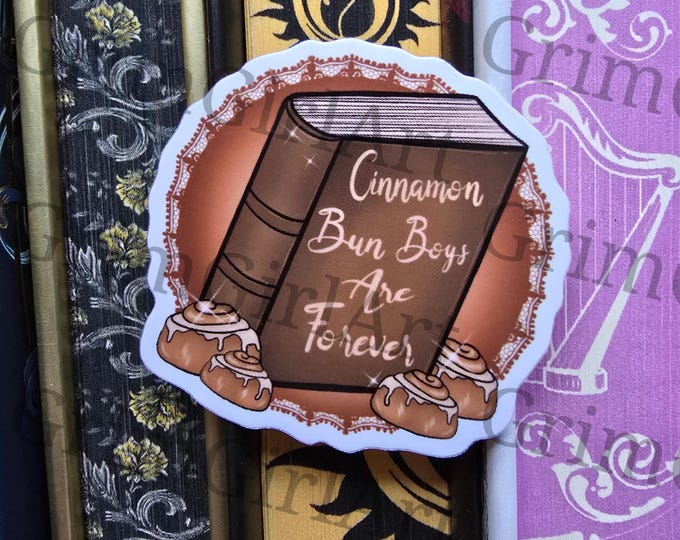 Book Sticker - Cinnamon Bun Boys Are Forever