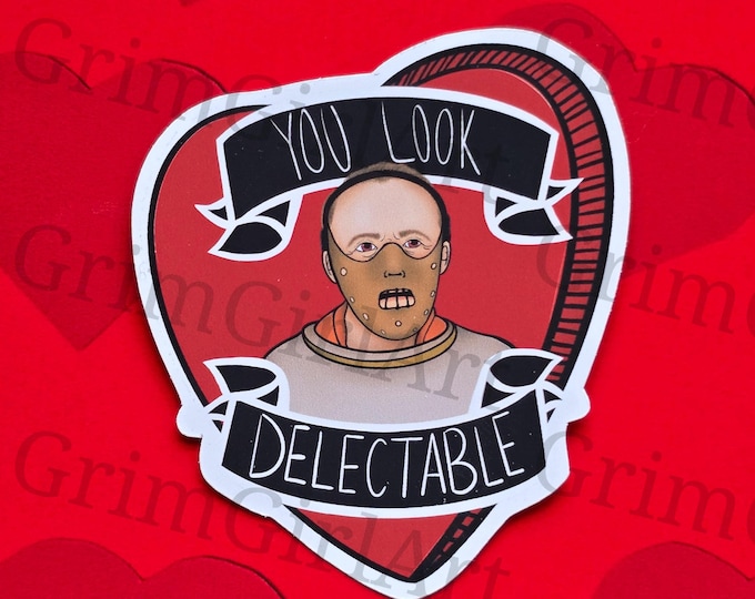 You Look Delectable Valentine Matte Sticker