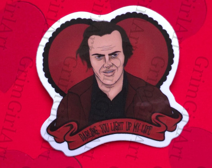 Horror Valentine Sticker - Darling, You Light Up My Life