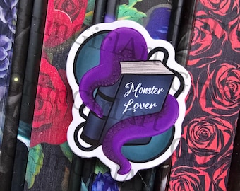 Book Sticker - Monster Lover
