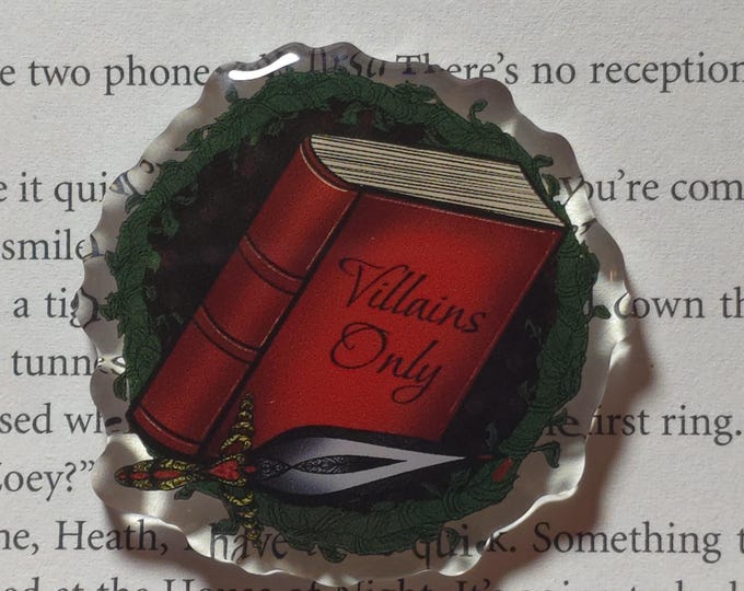 Book Pin Villians Only