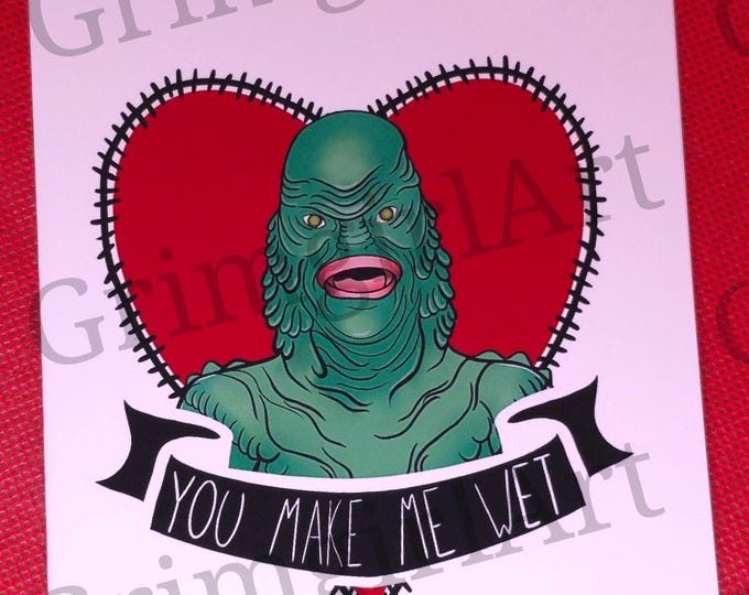 Horror Card - You Make Me Wet - READ ALL INFO