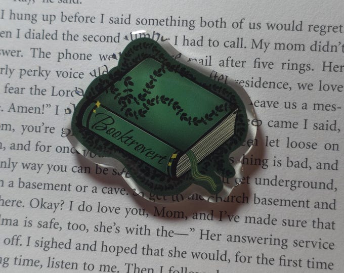 Book Pin Booktrovert