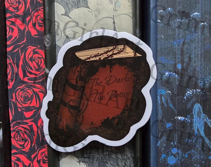 Book Sticker The Darker The Better