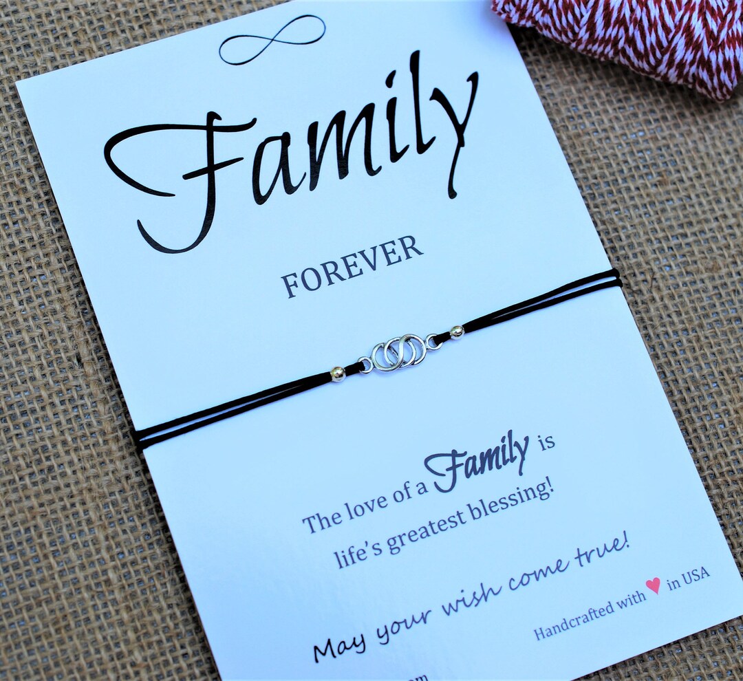 Familie für immer Freundschaft Armband Sterling Silber Knoten Etsy.de