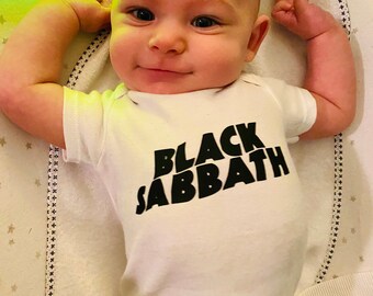 black sabbath onesie