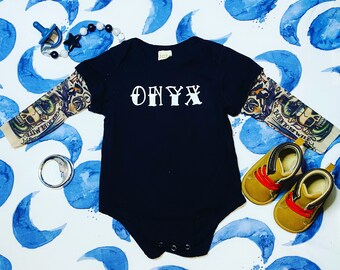 Custom Tattoo Baby Romper