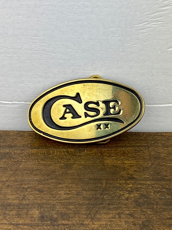 vintage case belt buckle Gem