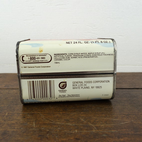 Log Cabin Anniversary Tin Log Cabin Syrup Tin 100th Etsy