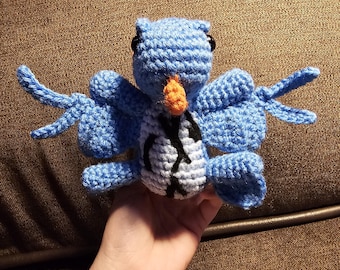 Chibi Style Banshee/Ikran Avatar Pandora Inspired Crochet PATTERN
