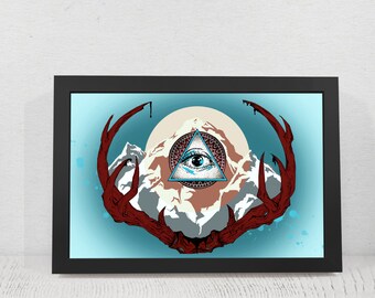 Wanderess 11 x 17 Print - Illustration Art Print, Wall Art, Wall Decor