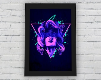 Medusa I 11 x 17 Print - Illustration Art Print, Wall Art, Wall Decor