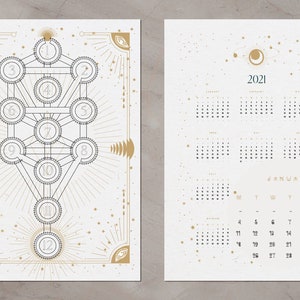 planner esoteric printable witch