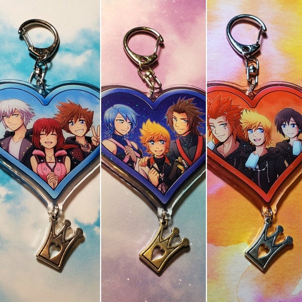 Kingdom Hearts Destiny Sea Salt Wayfinder Trio Double-Sided Charm