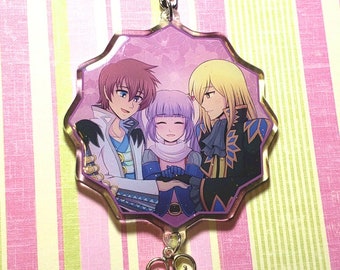 Tales of Graces Friendship Trio Double-Sided Charm