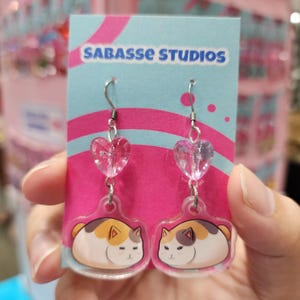 Final Fantasy XIV Fat Cat Earrings