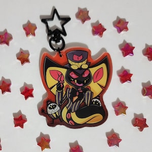 Sir Pentious Hazbin Hotel Double-Sided Charms