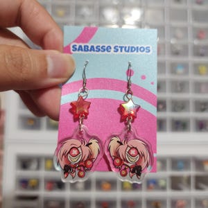 Cherri Bomb Hazbin Hotel Earrings