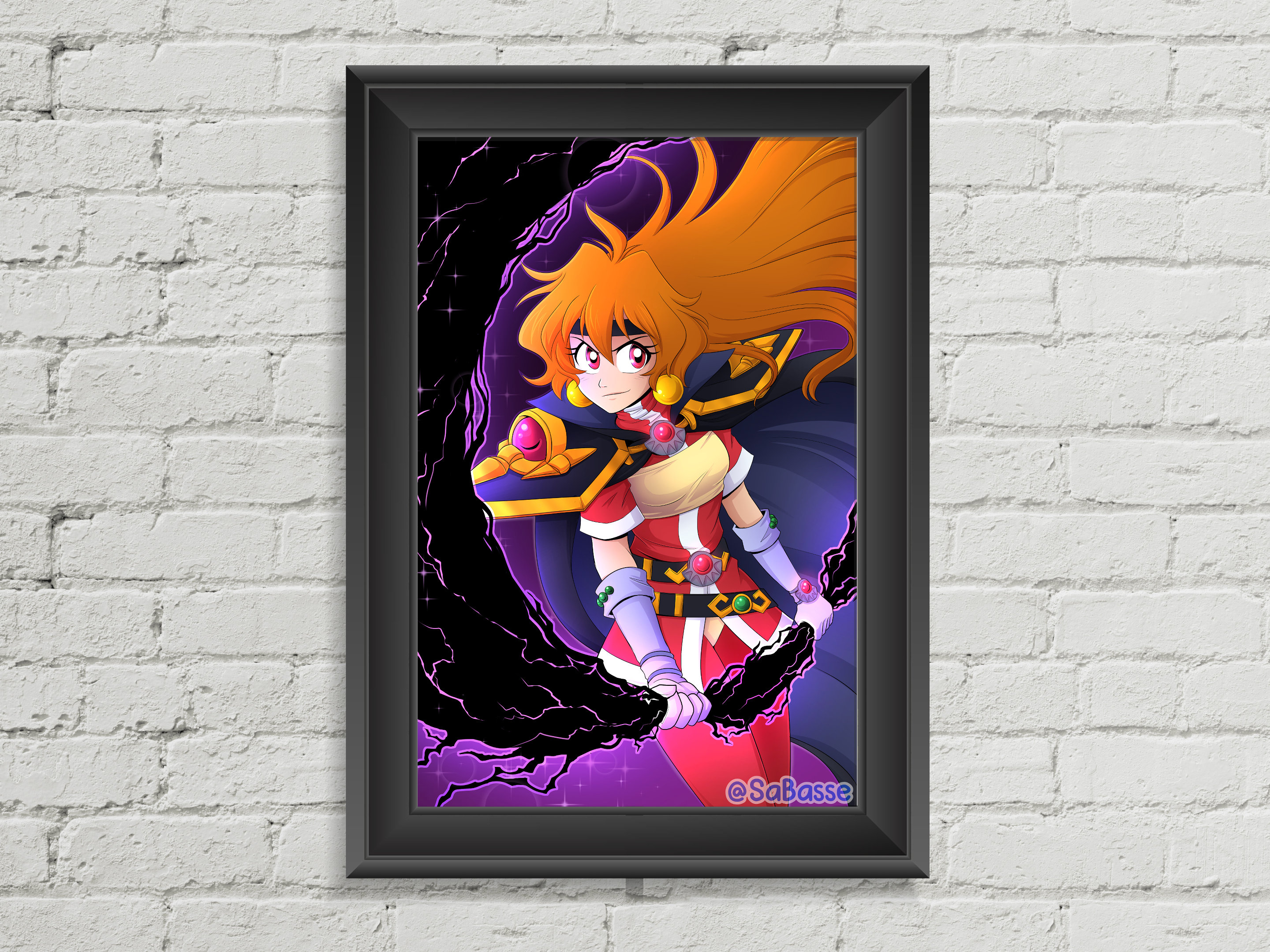 Slayers Lina Inverse Anime Art Print - Etsy, image size:2880x2160