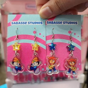 Parappa the Rapper Um Jammer Lammy Earrings