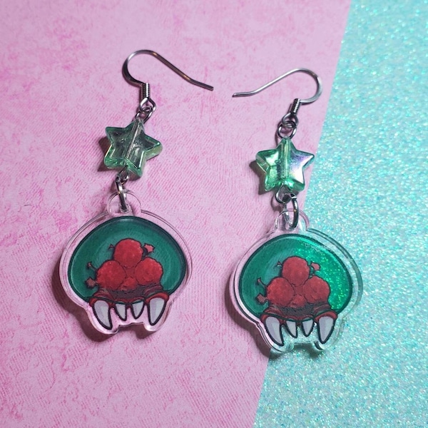 Metroid Earrings