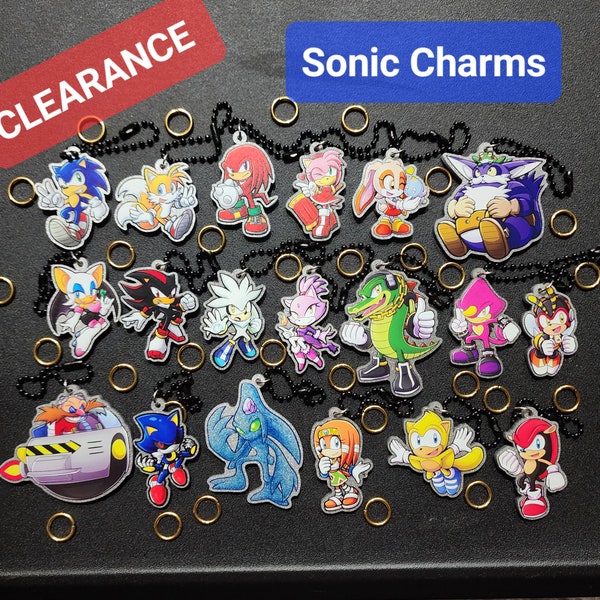 CLEARANCE Sonic the Hedgehog Charms