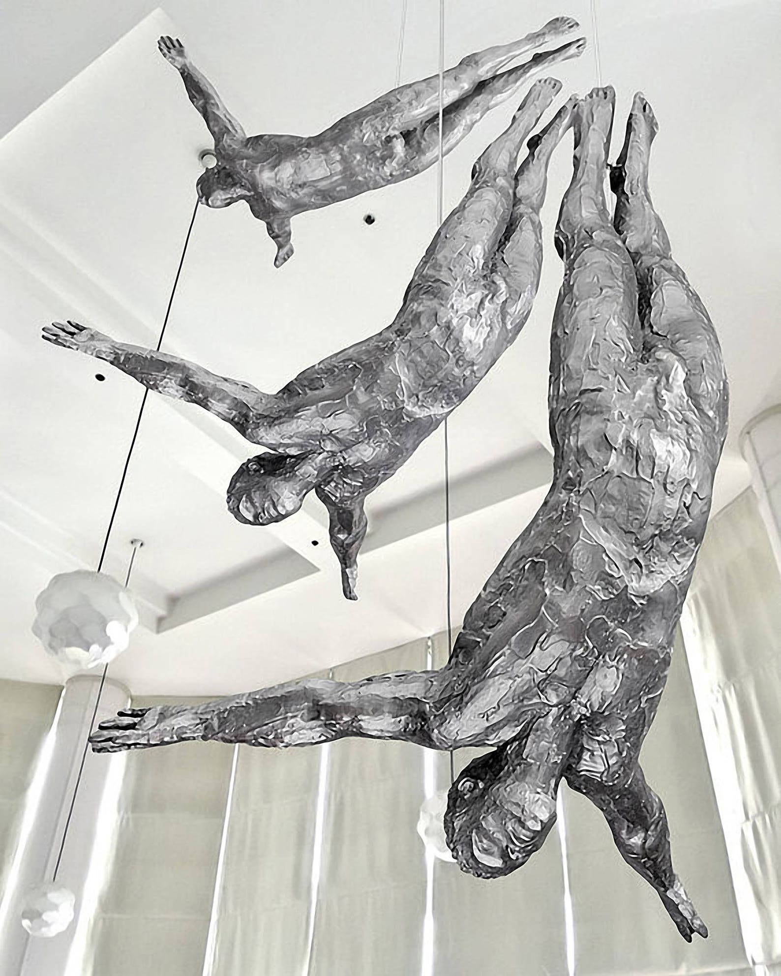 Hanging Ceiling Sculptures Modern Ceiling Sculpture Ceiling Etsy