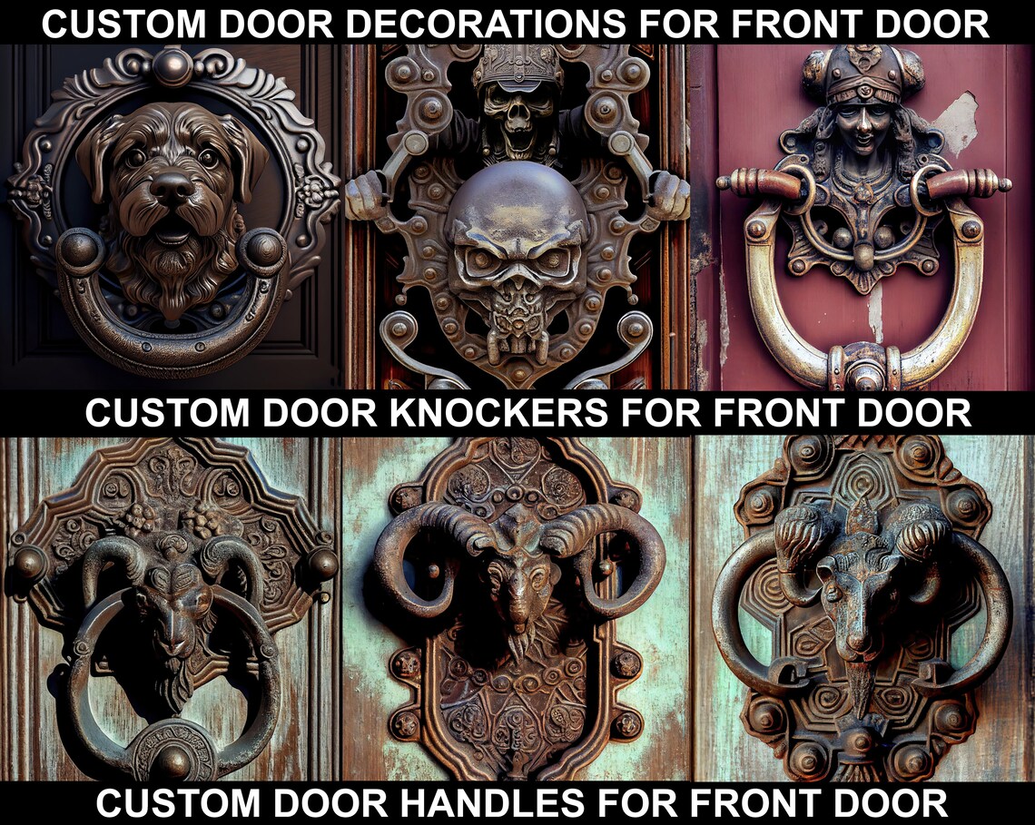 Custom Door Knocker for Front Door Labyrinth Door Knocker Etsy