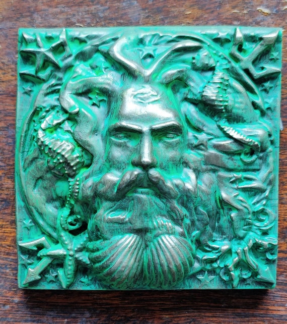 Neptune Garden Sculpture Metal Sculpture Neptune Bronze Etsy