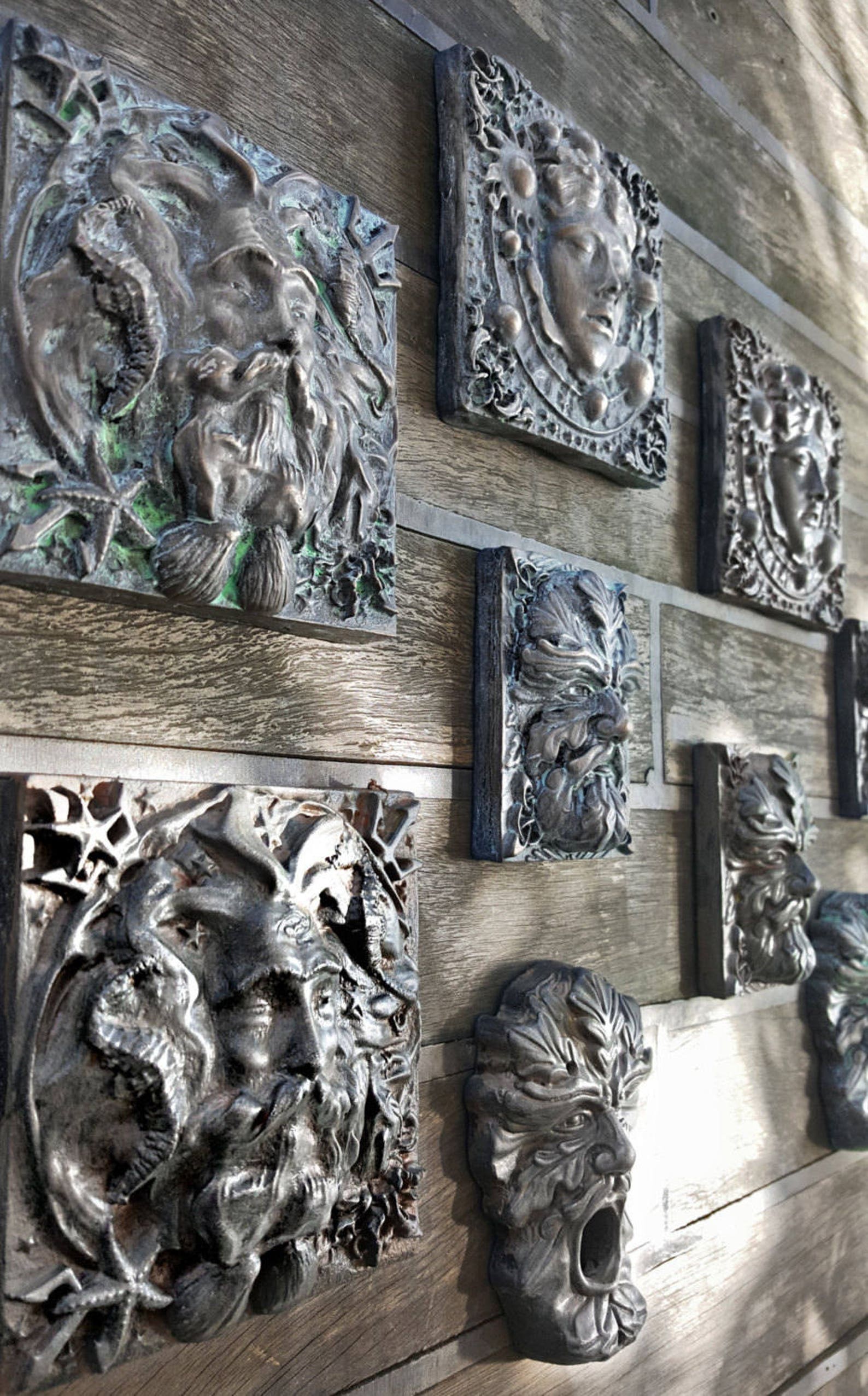 The Green Man Art Green Man Wall Art Greenman Art the Greenman | Etsy