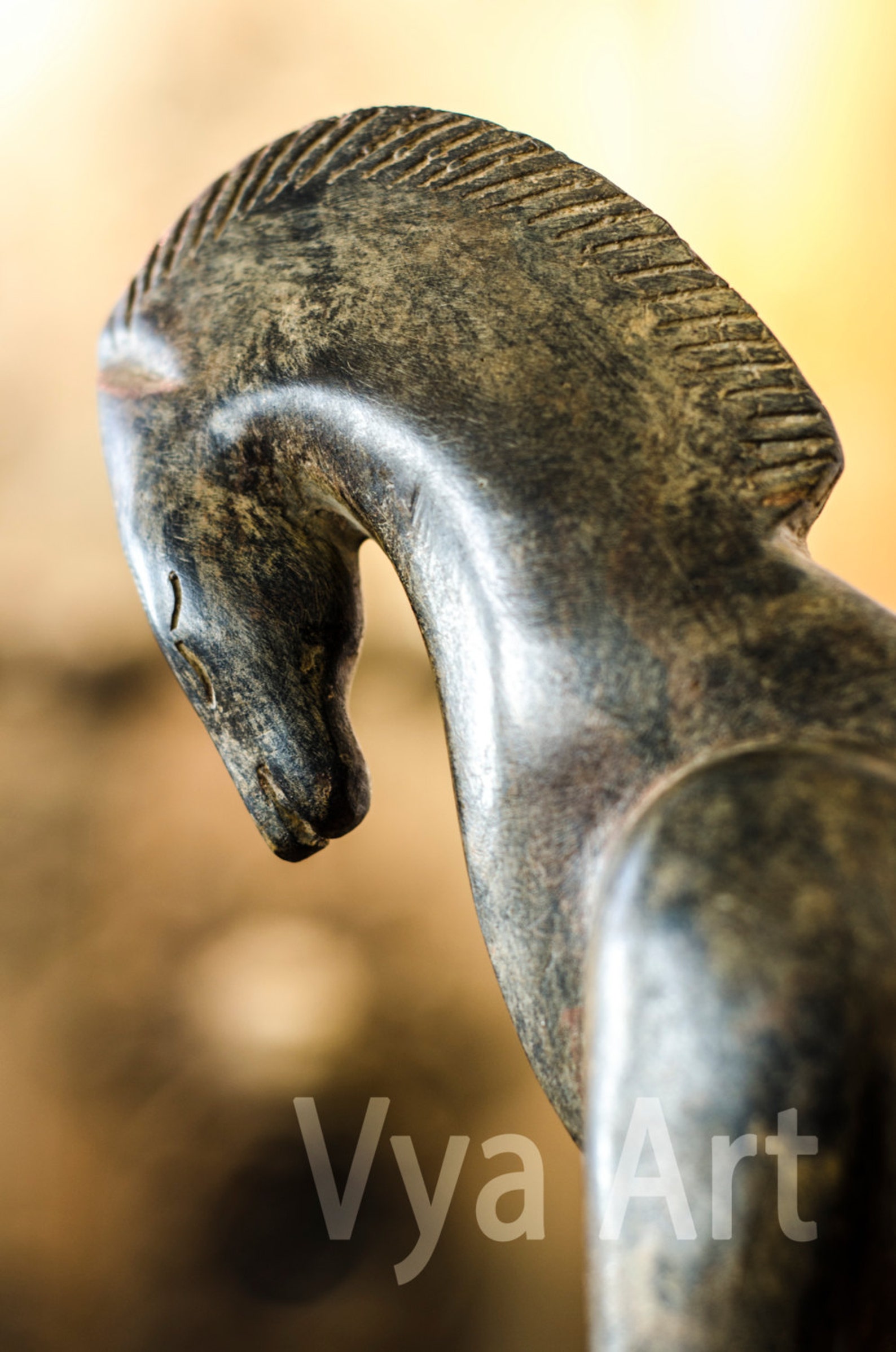 Trojan Horse Sculpture Horse statue Vintage horse art equine Etsy