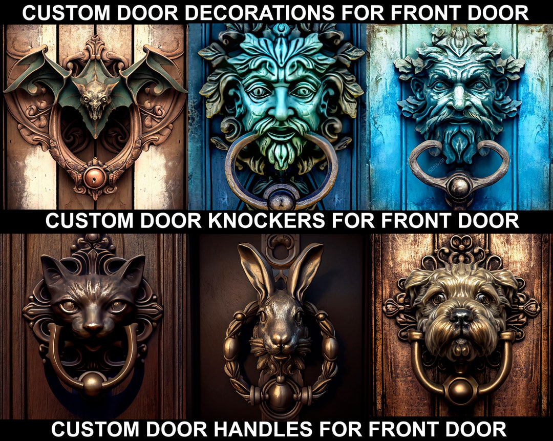 Custom Door Knockers Bronze Door Knockers Handmade Door Etsy
