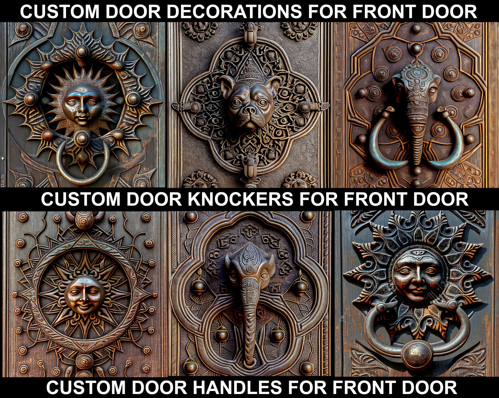 Custom Door Knocker for Front Door Labyrinth Door Knocker Etsy