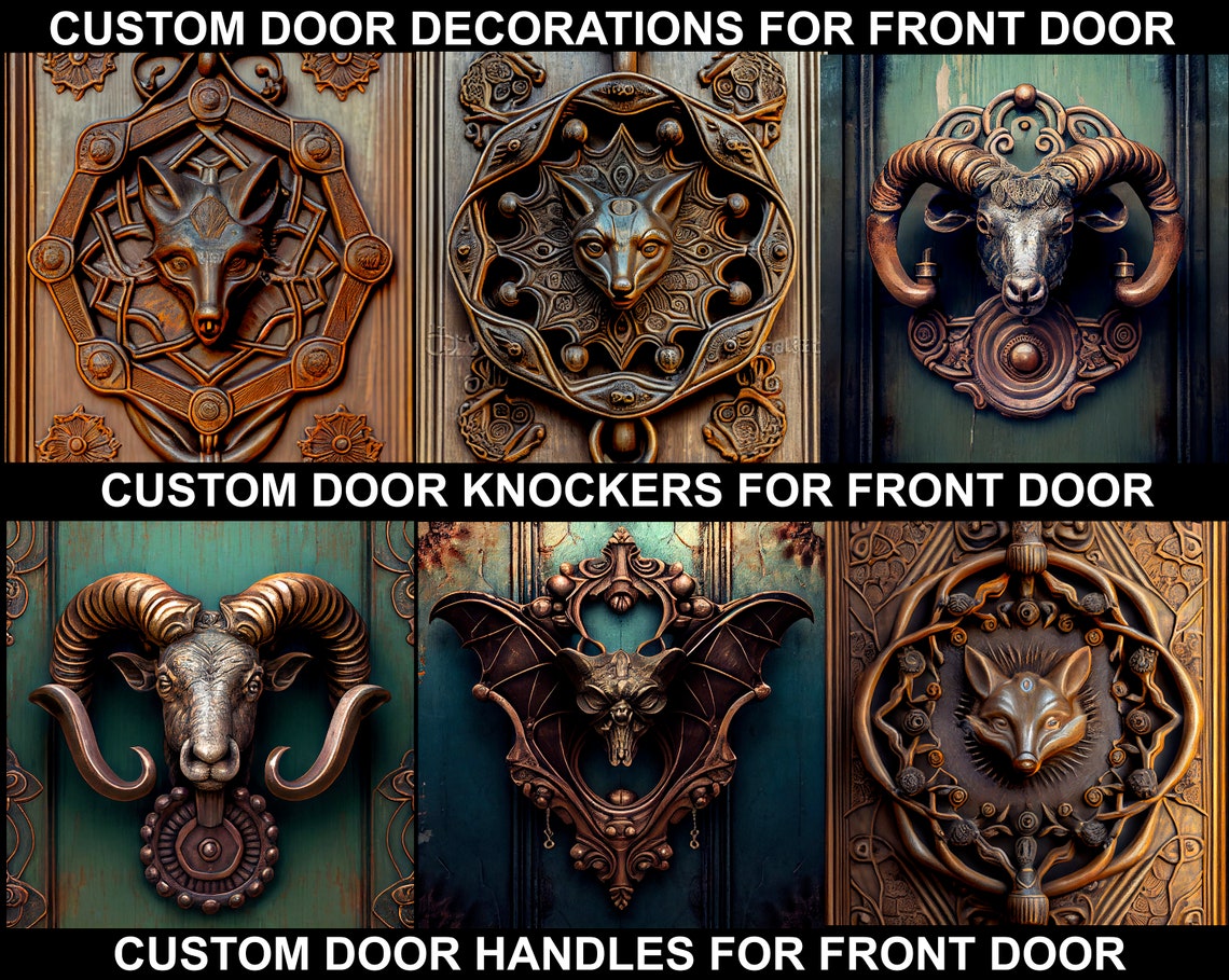 Custom Door Knocker for Front Door Labyrinth Door Knocker Etsy