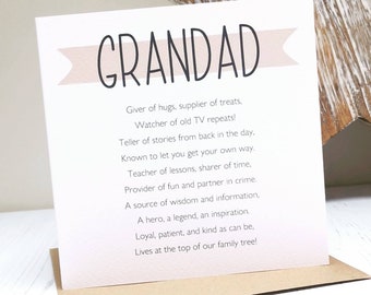 Download Grandpa Poem Etsy
