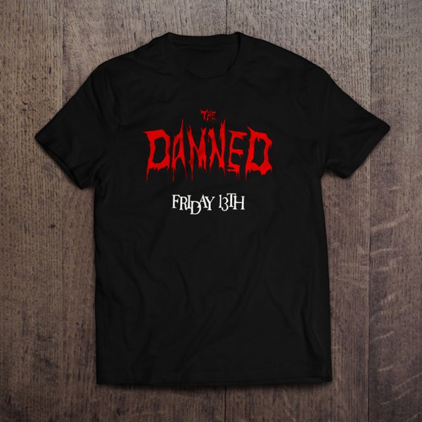 The Damned - Friday 13th T Shirt sizes S-XXL new